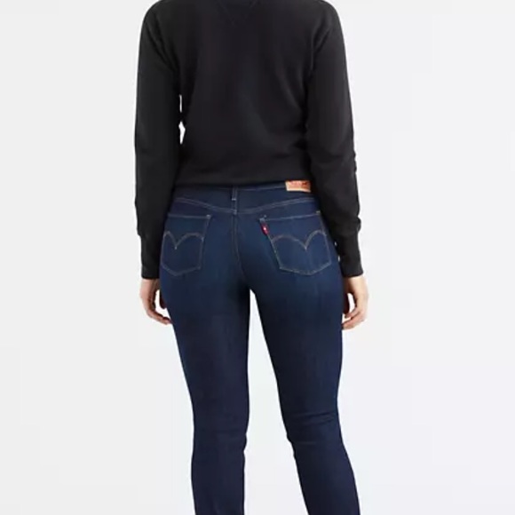 Levi’s 712 Slim Jeans in Dark Indigo - Picture 3 of 7